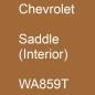 Preview: Chevrolet, Saddle (Interior), WA859T.